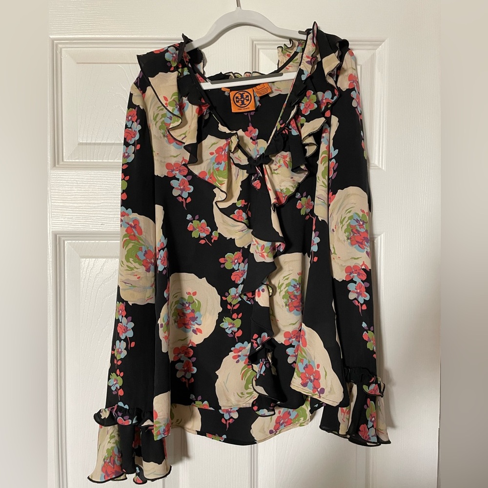 Tory Burch | Women’s Button Long Sleeve | Size 8